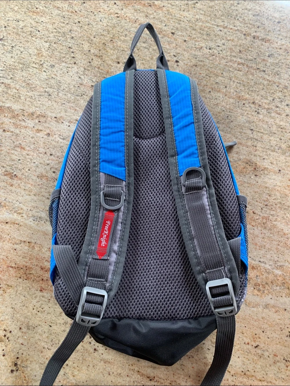 Blue and Gray Outdoor Daypack Backpack by